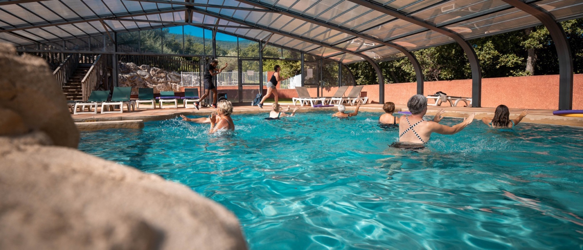 Camping avec piscine chauffée Pyrénées Orientales