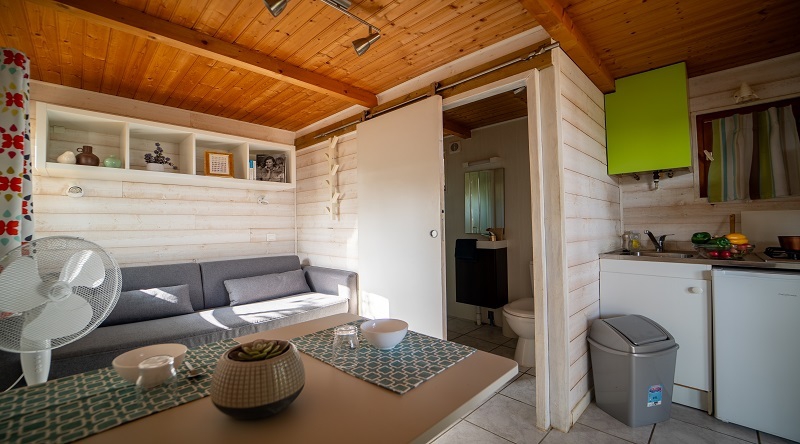CHALET 2 PERS - ALBERES - CAMPING 4 ETOILES PYRENEES ORIENTALES
