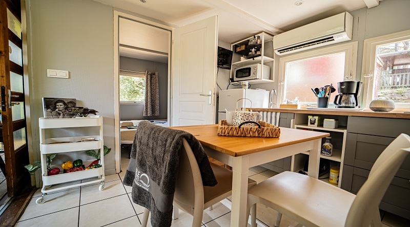 CHALET 4 PERS - ALBERES - CAMPING 4 ETOILES PYRENEES ORIENTALES