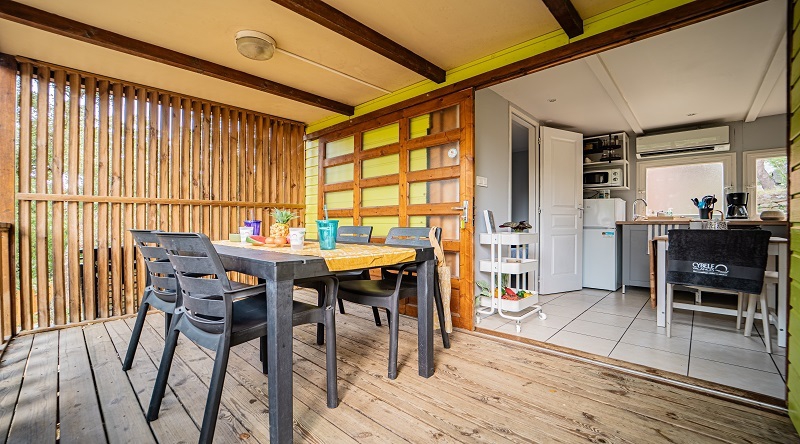 CHALET 4 PERS - ALBERES - CAMPING 4 ETOILES PYRENEES ORIENTALES