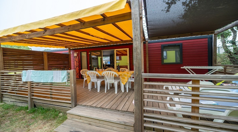 Gamme QUATTRO / 4 chambres - ALBERES - CAMPING 4 ETOILES PYRENEES ORIENTALES