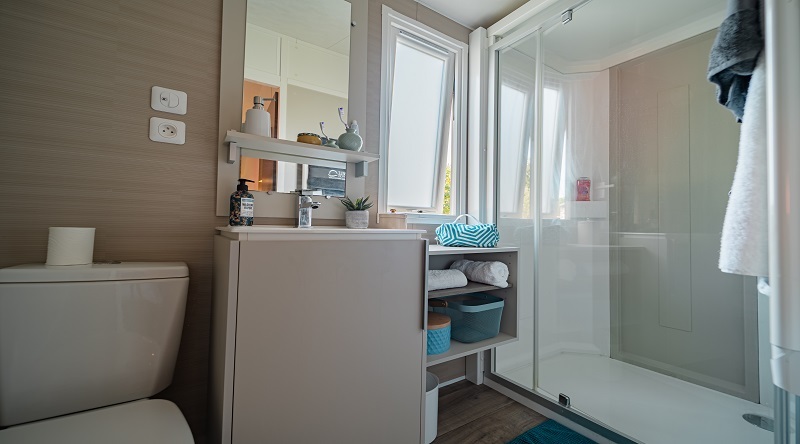 Mobil home 3 chambres jacuzzi privatif Camping Pyrénées-Orientales