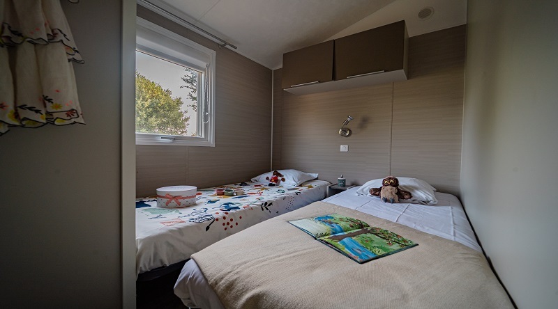 Mobil home 3 chambres jacuzzi privatif Camping Pyrénées-Orientales