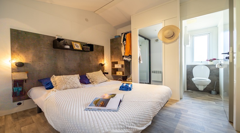 Mobil home premium jacuzzi 4 personnes Camping Pyrénées-Orientales