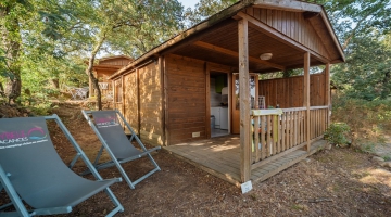CHALET 2 PERS - ALBERES - CAMPING 4 ETOILES PYRENEES ORIENTALES