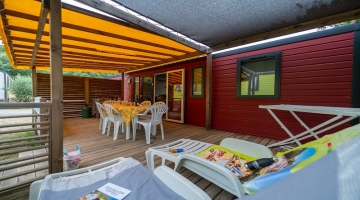 Gamme QUATTRO / 4 chambres - ALBERES - CAMPING 4 ETOILES PYRENEES ORIENTALES